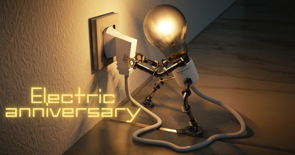 毎年3月25日は 『電気記念日』
